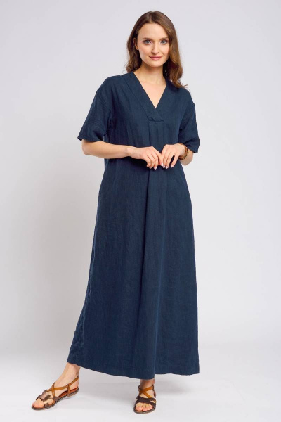 Платье Ружана 484-2 темно-синий - фото 5