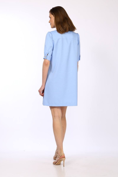 Платье Vilena 796 голубой - фото 6