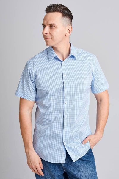 Рубашка Nadex 01-047521/204_170 бело-голубой - фото 4