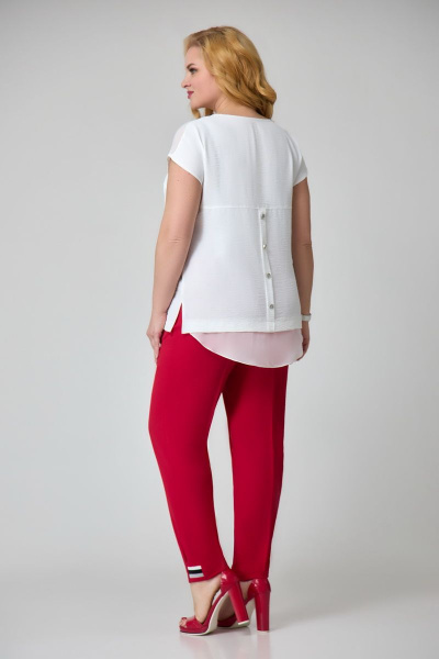 Блуза, брюки, кардиган Svetlana-Style 1720 красный - фото 4