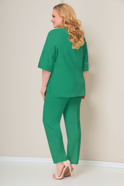 Блуза, брюки VOLNA 1242 зеленый - фото 3