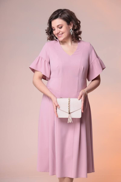 Платье Romanovich Style 1-2374 розовая_пудра - фото 2