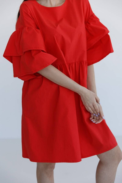 Платье Ivera 1031 красный - фото 3