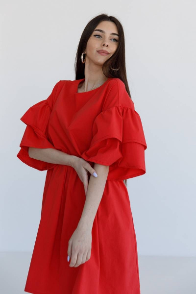 Платье Ivera 1031 красный - фото 6
