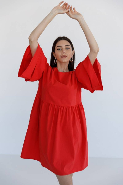 Платье Ivera 1031 красный - фото 4