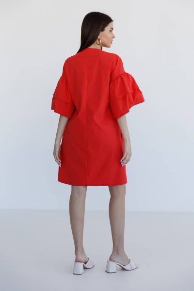 Платье Ivera 1031 красный - фото 2