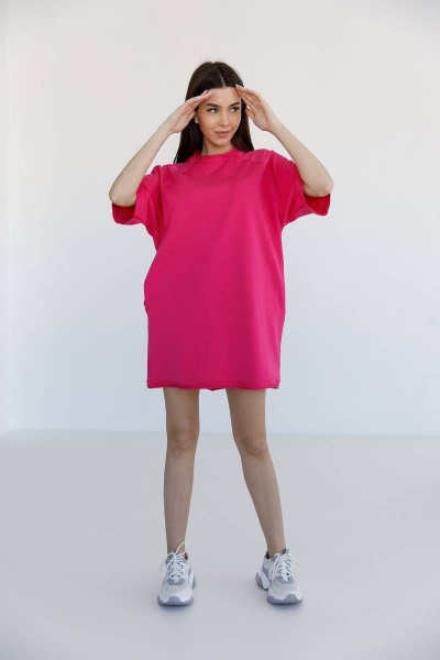 Платье Ivera 1039 розовый - фото 4