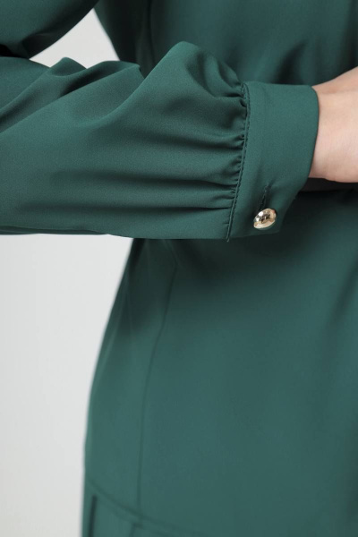Блуза, платье Swallow 540 зеленый_ультрамарин - фото 9