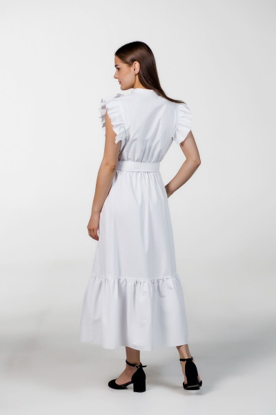 Платье Atelero 1002 белый - фото 7