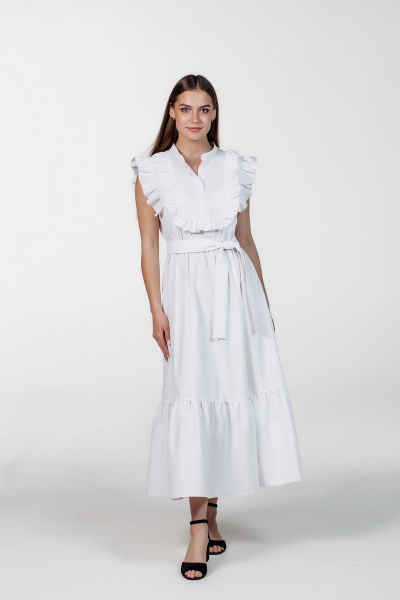 Платье Atelero 1002 белый - фото 6
