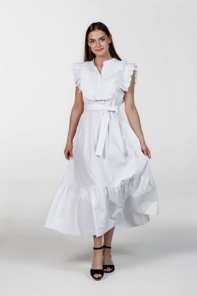 Платье Atelero 1002 белый - фото 4