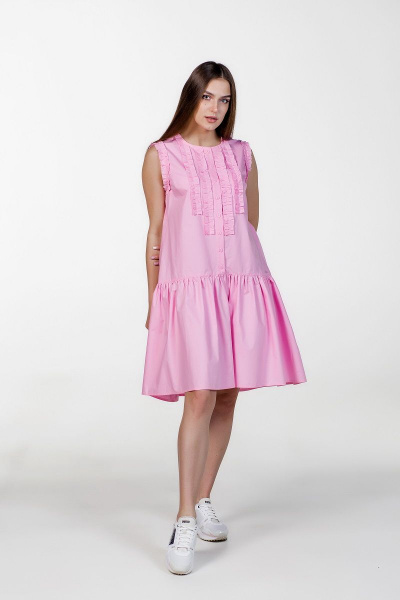 Платье Atelero 1003 розовый - фото 3