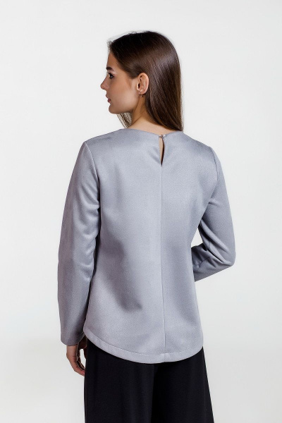 Блуза Atelero 1014 серый - фото 4