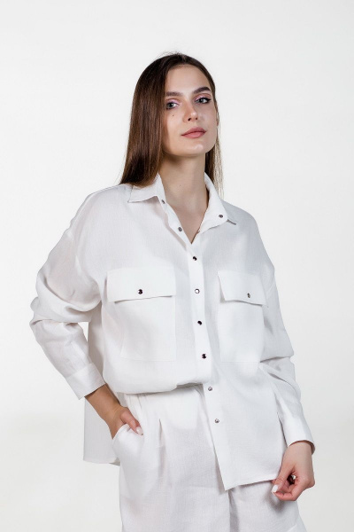 Рубашка, шорты Atelero 1026 белый - фото 7
