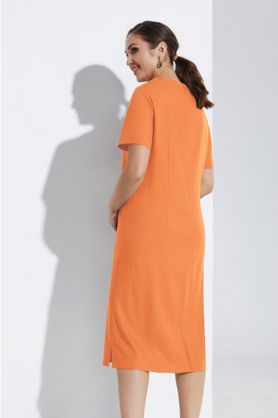 Платье Lissana 4527 апельсин - фото 6