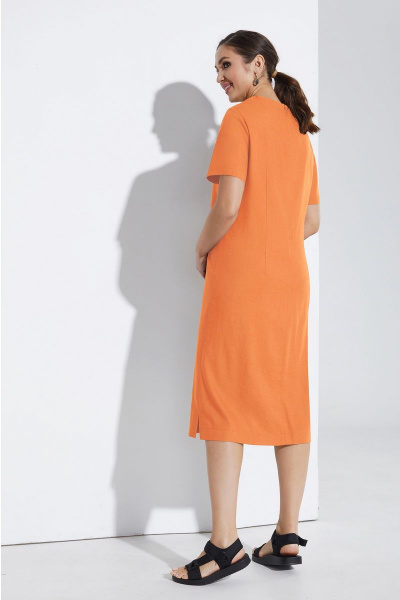 Платье Lissana 4527 апельсин - фото 5