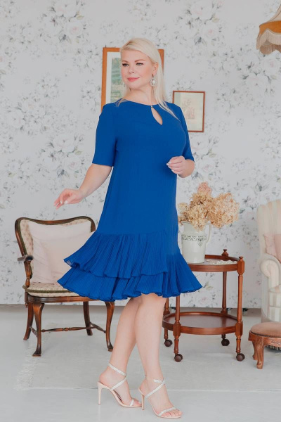 Платье ASV 2521 синий - фото 6
