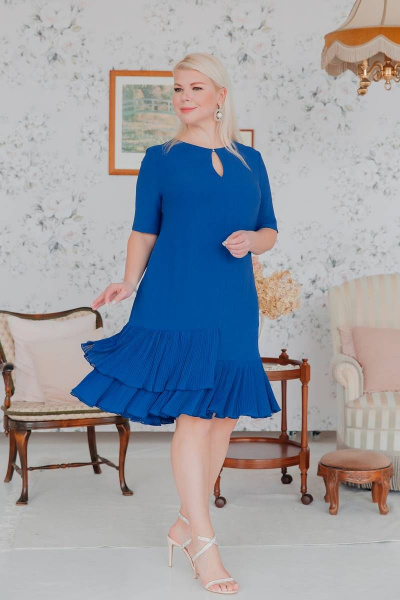 Платье ASV 2521 синий - фото 1