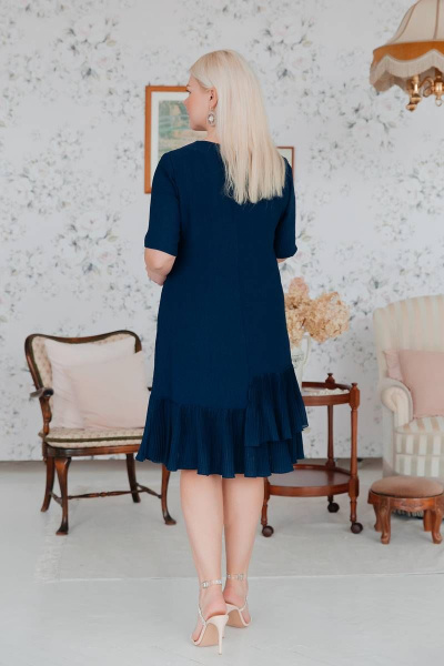 Платье ASV 2521 темно-синий - фото 2