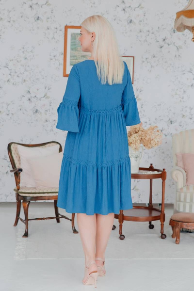 Платье ASV 2519 синий - фото 2