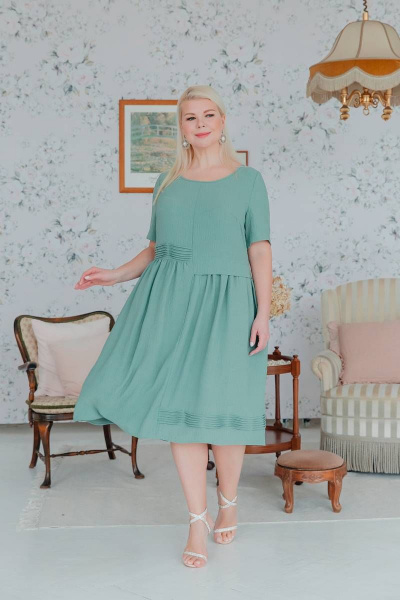 Платье ASV 2517 зеленый - фото 5
