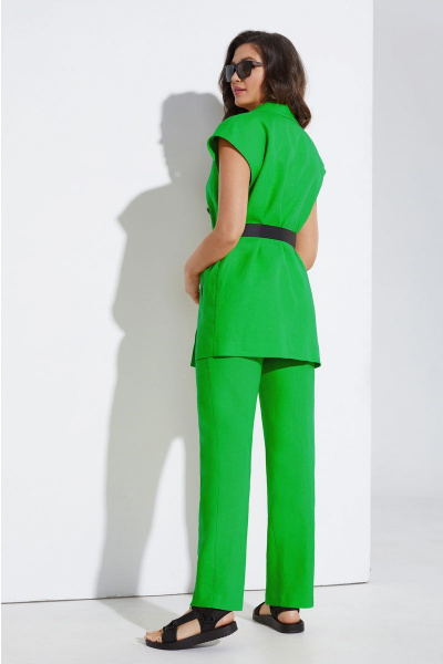 Блуза, брюки, жакет Lissana 4518 зеленый-лайм - фото 11