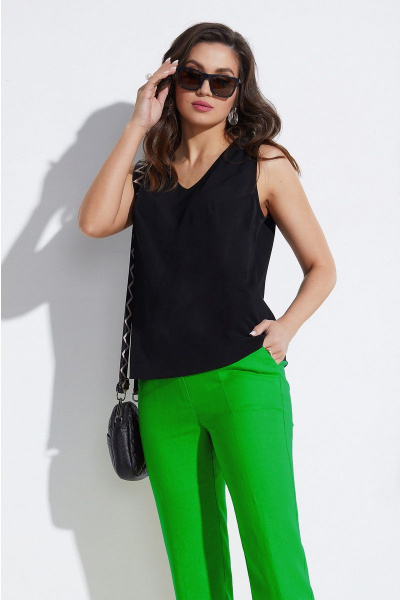 Блуза, брюки, жакет Lissana 4518 зеленый-лайм - фото 6