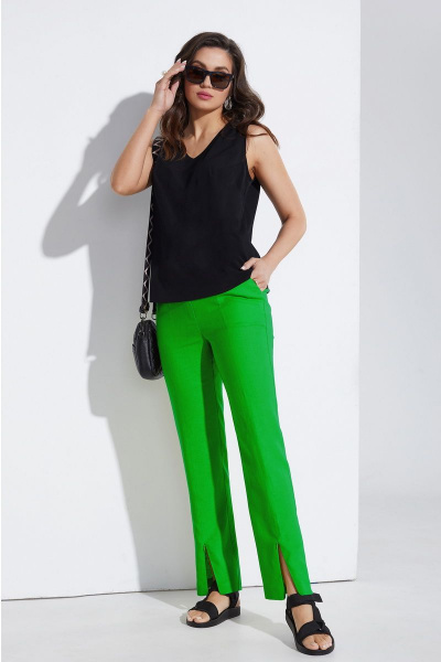Блуза, брюки, жакет Lissana 4518 зеленый-лайм - фото 5