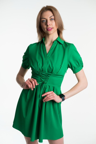 Платье Амирис 106 зелёный - фото 3