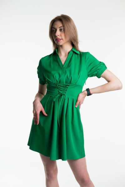 Платье Амирис 106 зелёный - фото 2