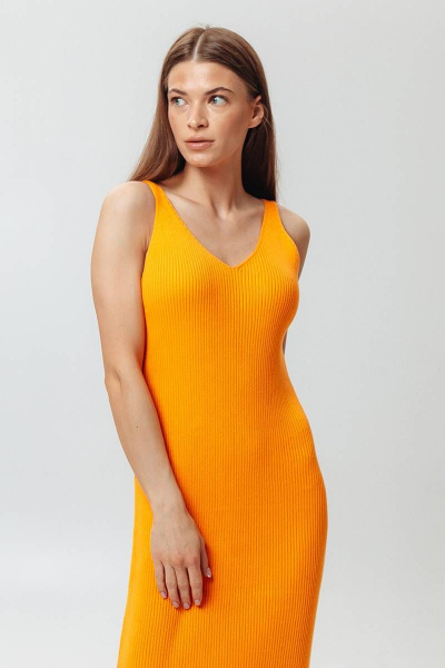 Платье Romgil 639ХТЗ оранжевый - фото 2