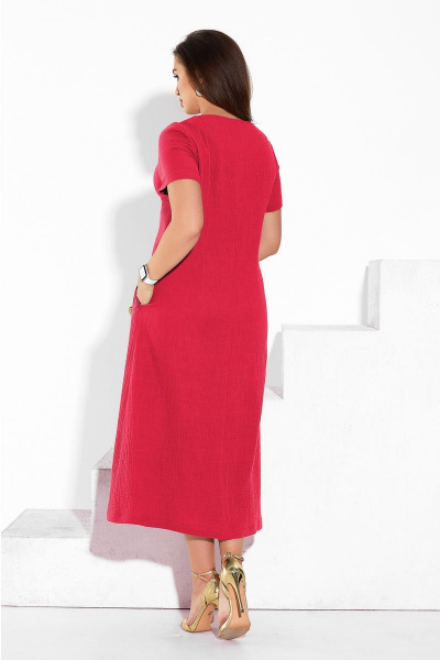Платье Lissana 4335 гранатово-красный - фото 5