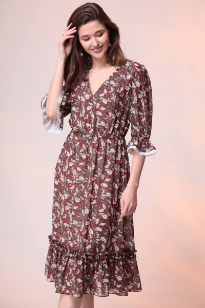 Платье Romanovich Style 1-2380 терракотовые_тона - фото 7