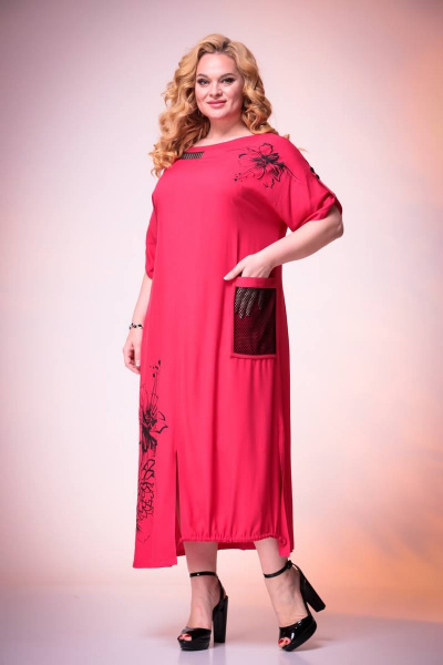 Платье Romanovich Style 1-2375 малиновый - фото 2