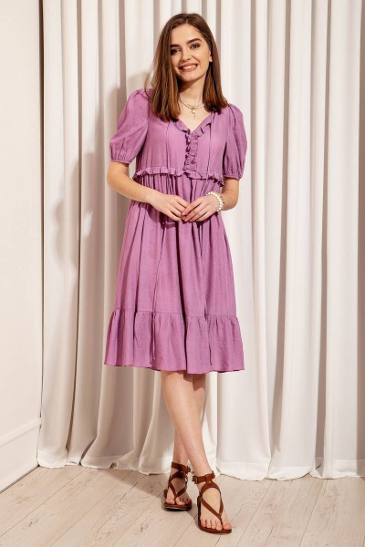 Платье S_ette S5060 лиловый - фото 1