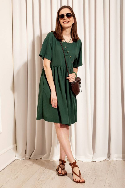 Платье S_ette S5062 зеленый - фото 1