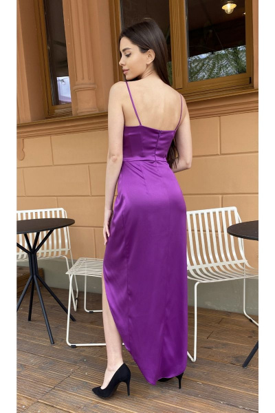 Платье THE.WOMAN 555 фиолет - фото 4