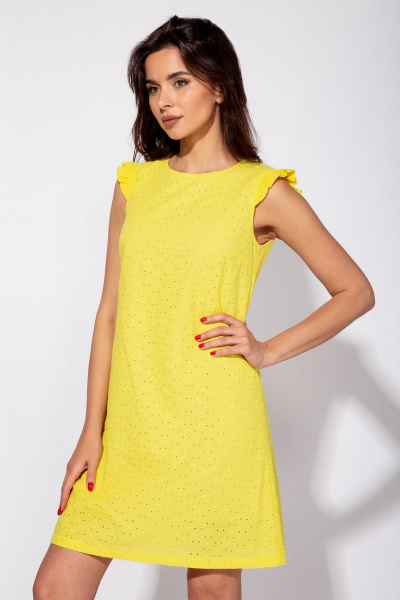 Платье Andrea Fashion 2250 лимонный - фото 1
