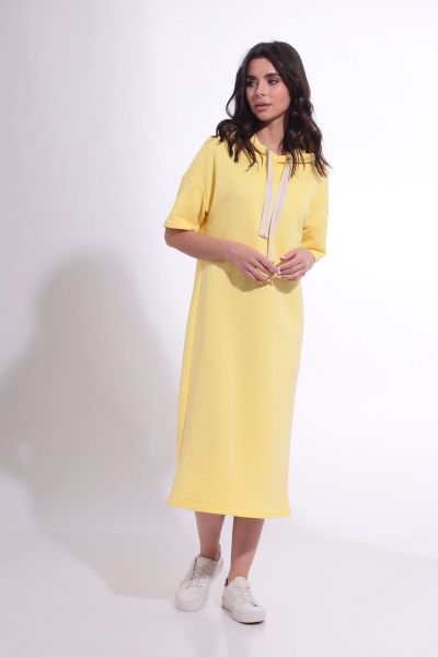 Платье HIT 4014 желтый - фото 1