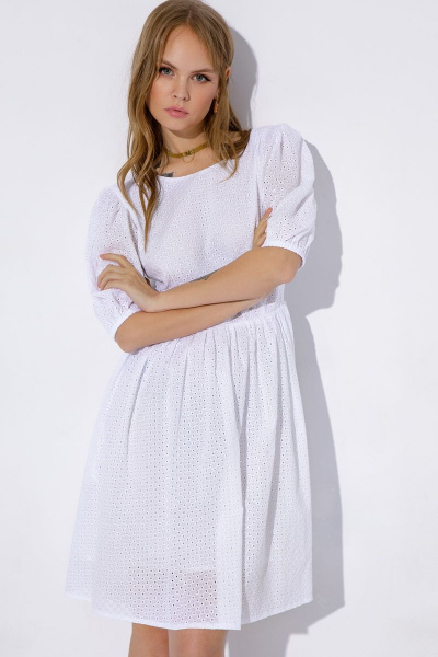 Платье PiRS 3993 белый - фото 1
