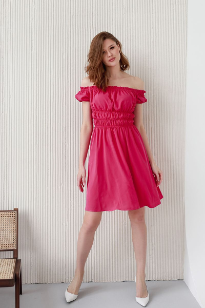 Платье AURA of the day 3089 ярко-розовый - фото 1