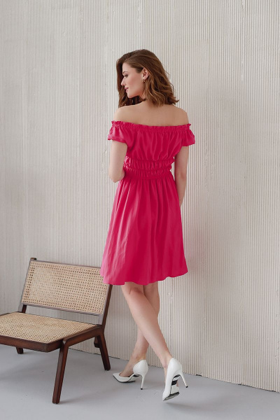 Платье AURA of the day 3089 ярко-розовый - фото 2
