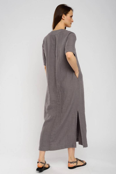 Платье Ружана 484-2 серый - фото 2