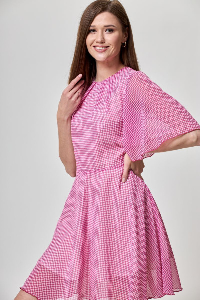 Платье DNM 030 розовый - фото 2