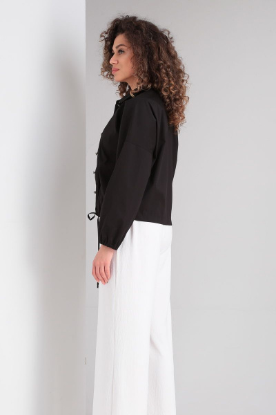 Блуза, брюки DOGGI 2827/1 черный+белый - фото 6
