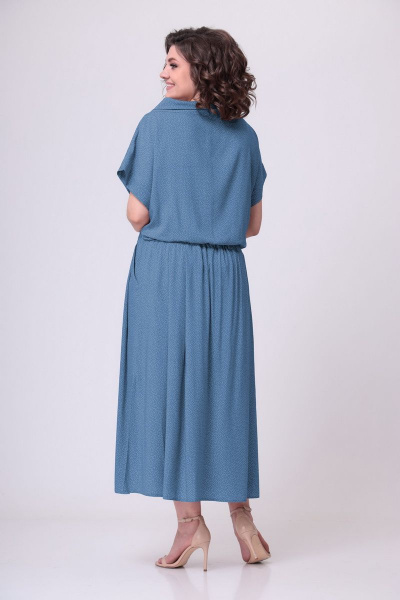 Платье LadisLine 1454 голубой - фото 2