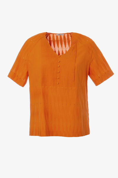 Блуза Elema 2К-11981-1-164 оранжевый - фото 2