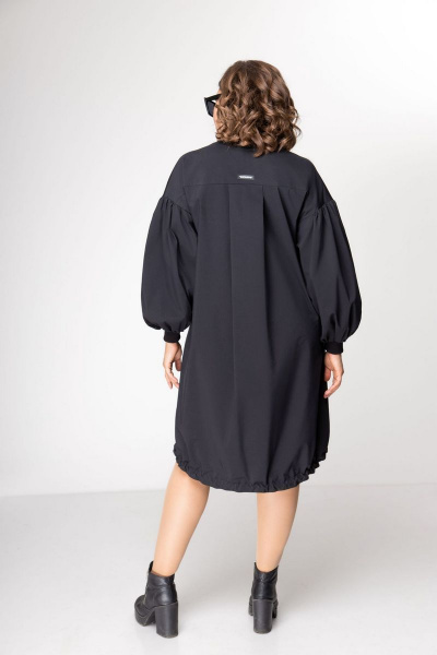 Платье EVA GRANT 133 черный - фото 4