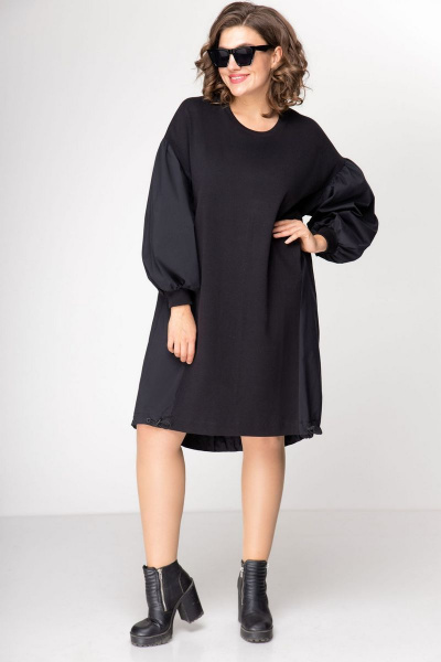 Платье EVA GRANT 133 черный - фото 1