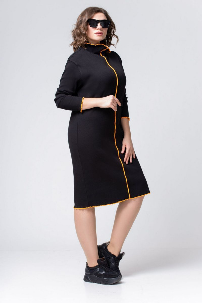 Платье EVA GRANT 141 черный - фото 4
